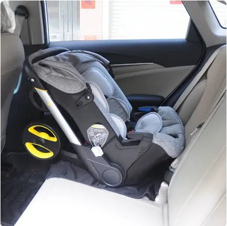 3-in-1 High Landscape Baby Stroller - Newborn Travel System & Cradle image 5