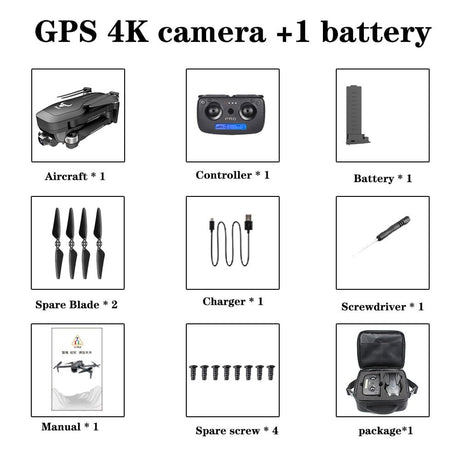 SG906 pro drone 4k HD mechanical gimbal camera 5G wifi gps system image 7