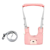 Baby Learning Walker Belt: Toddler Anti-fall Seat & Traction Rope - seasons Pink image