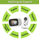 Wireless Video Color Baby Monitor High Resolution Security Camera image 2