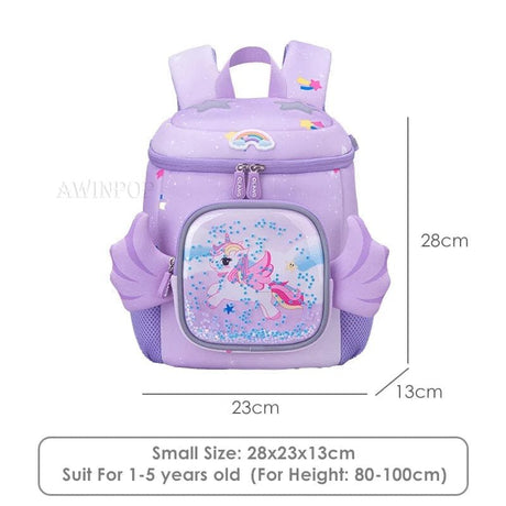 Pink Unicorn Backpack for Kids: Kawaii Kindergarten Schoolbag image 8
