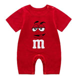Solid Summer Romper: Short Sleeve Pajama Bodysuit for Infants image