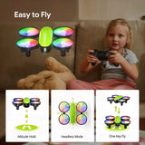 Tomzon A23 Mini Drone with LED, 3D Flip, 3 Speeds - Kids' Quadcopter image 2