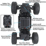 Paisible 4WD RC Car with Bubble Machine - Rock Crawler Toy image 2