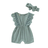 Summer Baby Girl Rompers Newborn Baby Clothes image 6
