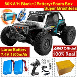 4WD RC Off-Road Drift Car - Super Brushless 50/80KM/h Toy image 10