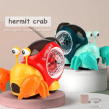 Electronic Crawling Crab: Glowing Music Toy for Kids image 1