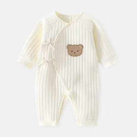 Thickened Cotton Bodysuit 0-6M - Spring Autumn Toddler Wear image 10