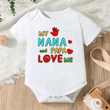 Newborn Letter Print Romper - Unisex 0-12M image 17