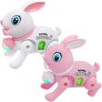 Electronic Walking Rabbit Toy with Music and Light, Baby Crawler image 0