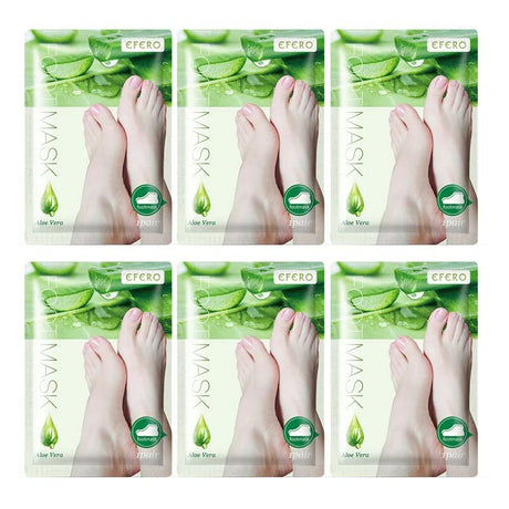 6pk Exfoliating Foot Masks - Peeling, Moisturizing Spa Socks image 9