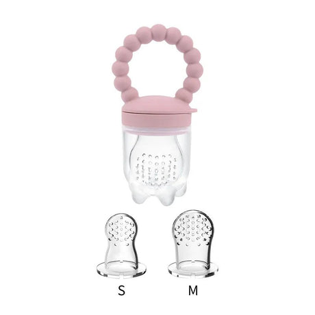 Baby Fruit Feeder Pacifier - Silicone Mesh Bag for Teething image 8