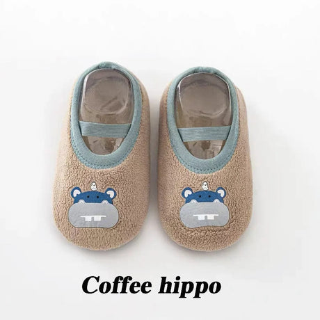 Newborn Anti-Slip Warm Socks - Rubber Sole Crib Shoes for Babies image 7