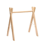 1 Set Wooden Baby Gym & Activity Fitness Stand with Rattle - Bed Bell bracket2 image