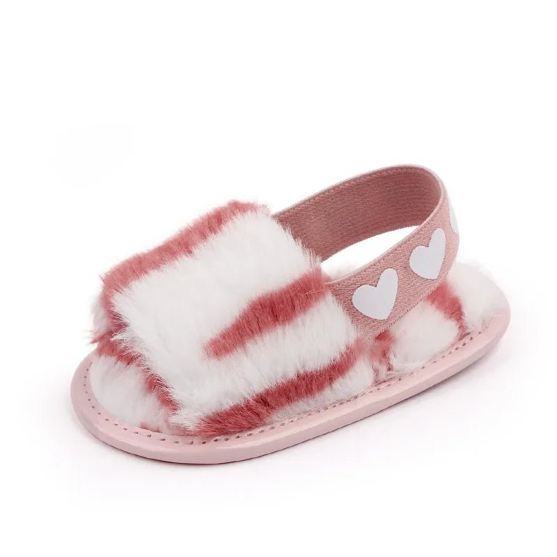 Faux Fur Fashion Baby Shoes - Cute for Newborns & Toddlers image