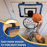 Foldable Wall-Mounted Basketball Hoop Set for Kids image 2