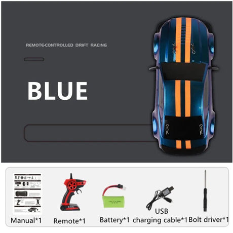 High-Speed 4WD RC Drift Car, 1:14 Scale, 30KM/H, 2.4G Remote image 7