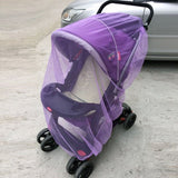 Baby Stroller Pushchair Mosquito Insect Shield Net - Purple image