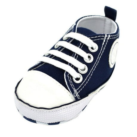 Classic Canvas Newborn Baby Boys Girls First Walkers Toddler Soft Sole Anti-slip Shoes image 9