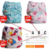 Baby Washable Reusable Cloth Pocket Nappy Diaper - 19, A image