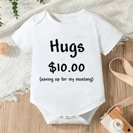 Newborn Letter Print Romper - Unisex 0-12M image 30