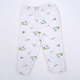 5PCS baby girl 0-3M Spring summer print cartoon newborn clothing gift set image 3