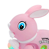 Electronic Walking Rabbit Toy with Music and Light, Baby Crawler image 2