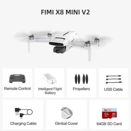 FIMI X8 MINI V2 4K Camera Drone - Lightweight, 250g, 2023 Model image 11