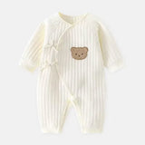 Thickened Cotton Bodysuit 0-6M - Spring Autumn Toddler Wear image