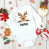 Custom Name Xmas Bodysuit: Deer Design for Newborns & Infants image 11