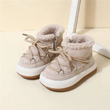 GT-CECD Autumn/Winter Baby Boots - Warm Plush, Rubber Sole image