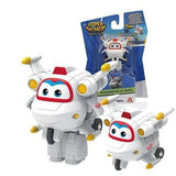 Super Wings transformable toy figure with packaging on a white background
