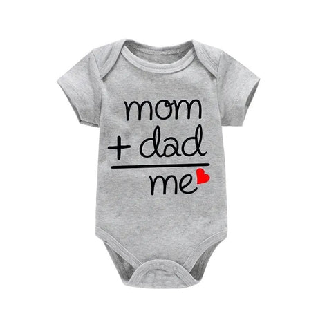 Newborn Letter Print Romper - Unisex 0-12M image 9
