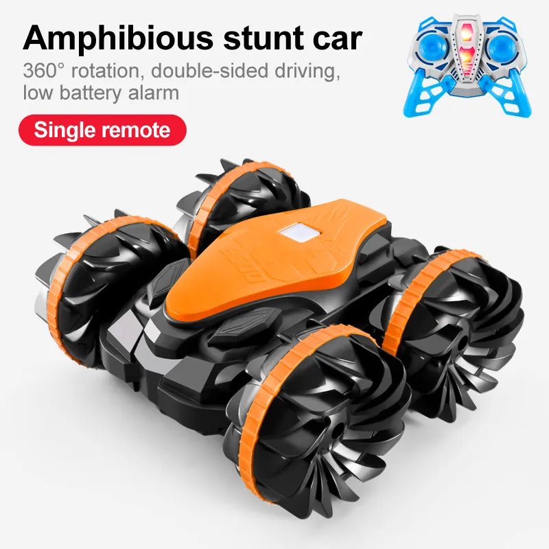 Amphibious stunt car with remote control 