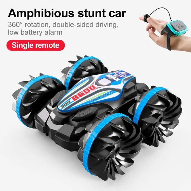 Amphibious stunt car with remote control 