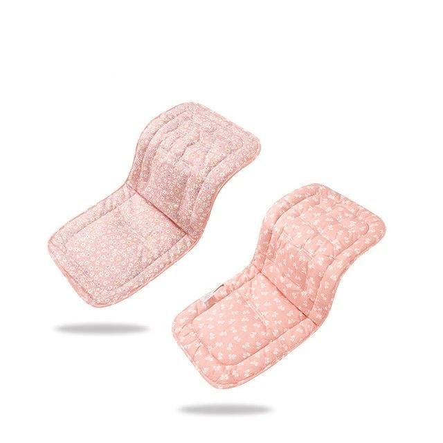 Two pink quilted headbands 