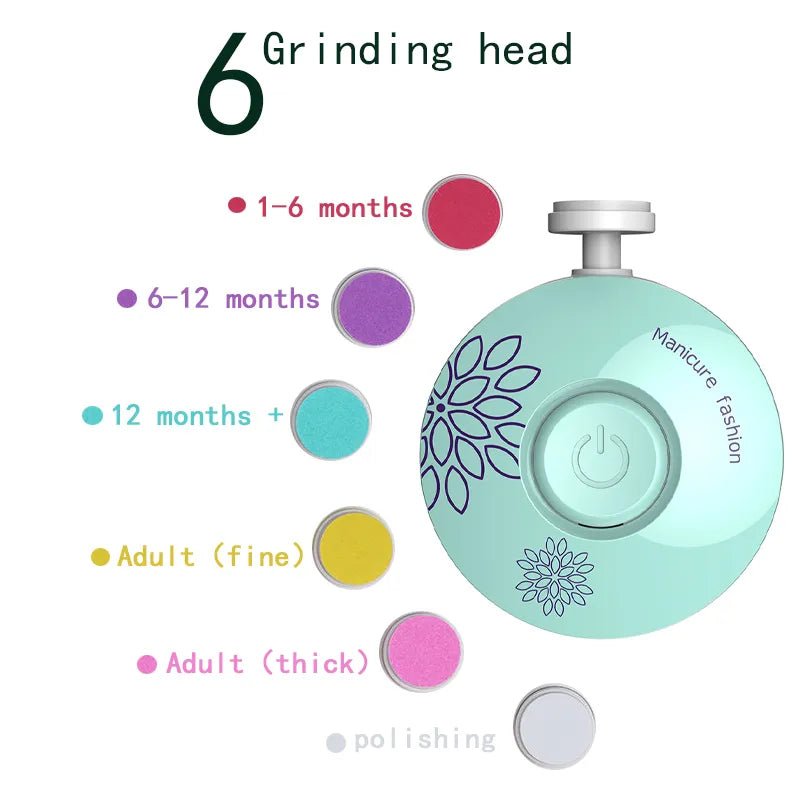Electric Baby Nail Trimmer & Manicure Kit for Newborns image 4