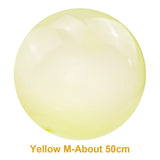 Yellow balloon labeled 'Yellow M-About 50cm'.