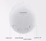 Control panel of a vacuum cleaner with labeled buttons on a white background