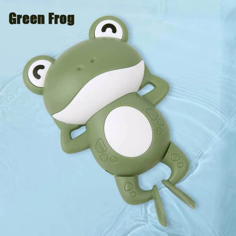 Green frog-shaped toy.