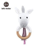 1PC Crochet Bear Rattle & Teether Bracelet for Babies image 16