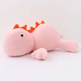 Pink dragon plush toy 