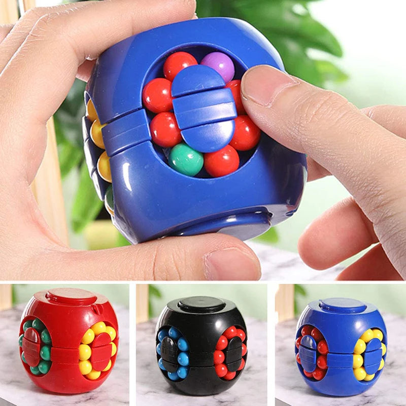 Colorful fidget spinner.
