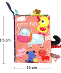 Cartoon Animal Tail Cloth Book