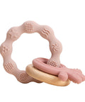 Rudder-Shape Silicone & Wooden Teether Toy
