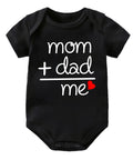 MAMA + DAD=ME Love Print Bodysuit 