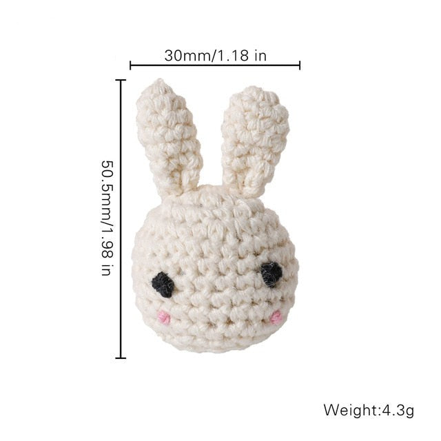 Crochet Bunny Rattle & Teether