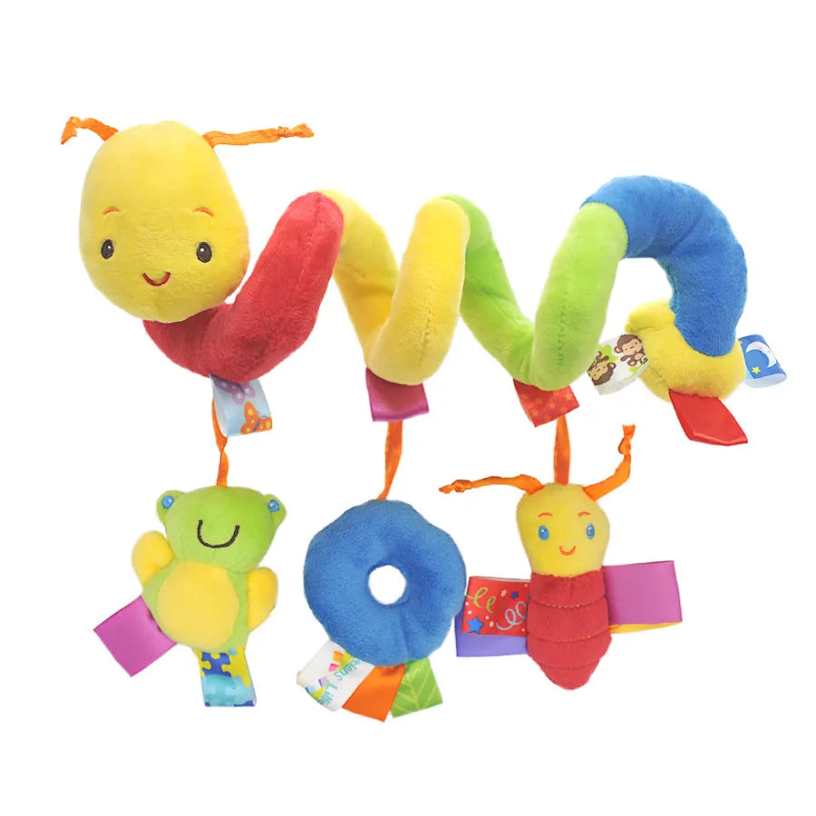 Baby Crib & Car Seat Spiral Rattle Toys