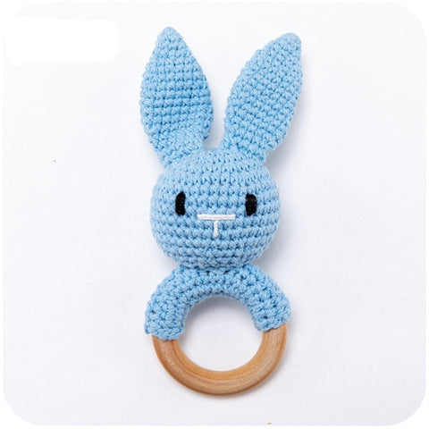 Crochet Bunny Rattle & Teether