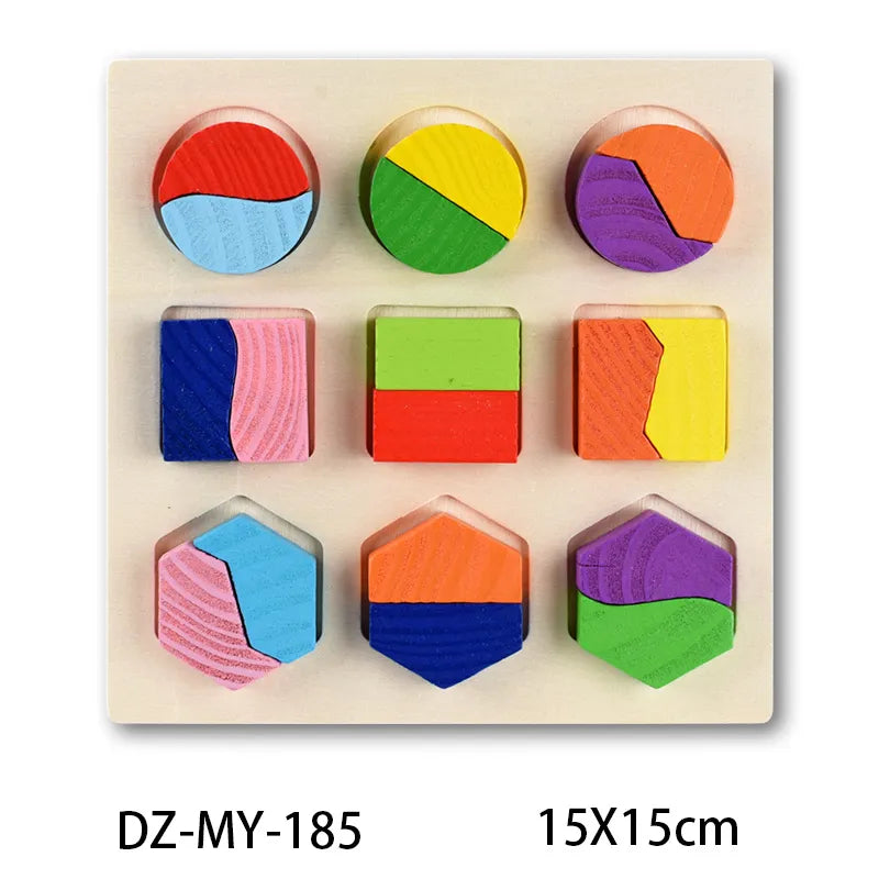 Montessori Wooden Puzzle Boards